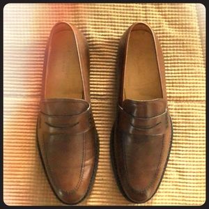 Jack Erwin Archie Loafers in Hazelnut brown